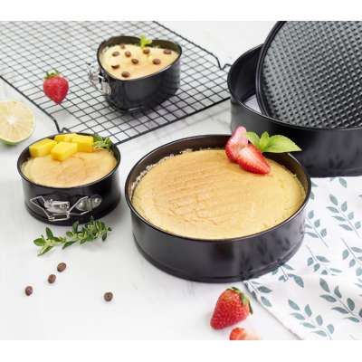 4 Piece Baking Pan Set Patented Space Saving Self Storage Design Nonstick Carbon Steel Bakeware Set