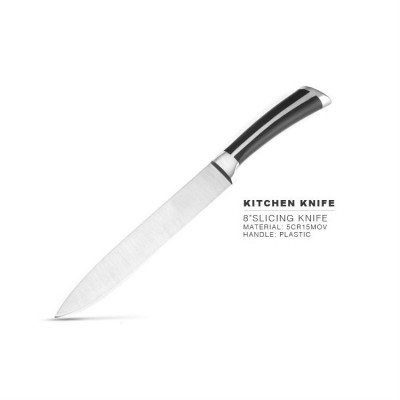 Stainless Steel Kitchen Steak Knife  with serration blade and POM handle