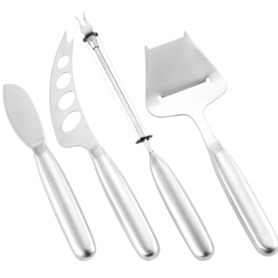 4pcs  high quality     stainless steel cheese knife set for stocks short lead time