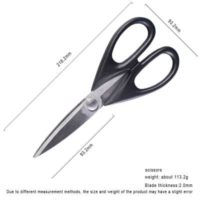 professional stainless bone  steel kitchen scissors shears