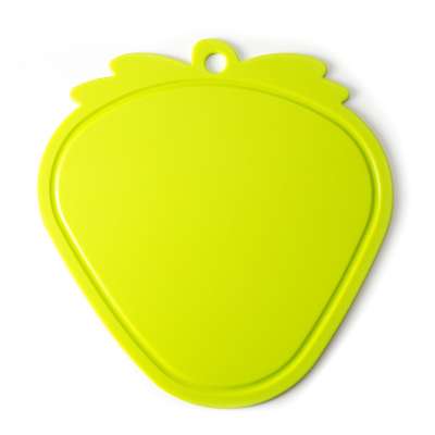 plastic Kitchen Cutting Board Easy-Grip Handles | BPA-Free, Dishwasher Safe with green color