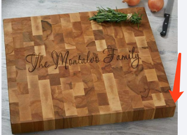 high quality Acacia wood cutting board with smaller size